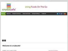 Tablet Screenshot of crudacafe.com